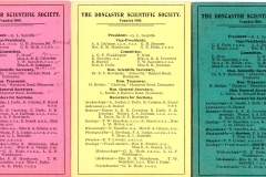1935-36, 1936, & 1936-37 Officials from programme cards