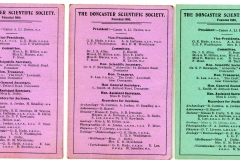 1939-40, 1940,1940-41 officials from programme cards
