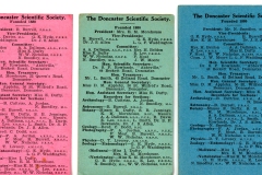 1944-45, 1945, 1946 officials from programme cards