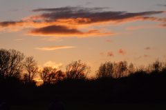 Sunset at Thorpe Marsh.