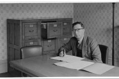 Ben Burrell in Doncaster LNER Office