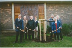 Planting the Chequer Tree in Museum Garden 2000