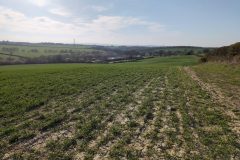 Overlooking part of the proposed location for the Solar Farm.
