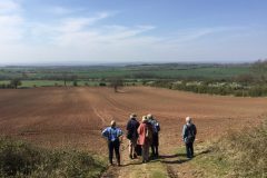 Overlooking the proposed site for the Solar Farm