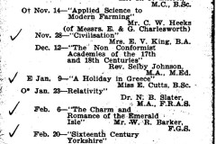 DSS Winter Programme 1951-52