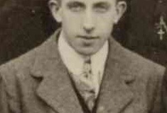 Herbert Vincent Corbett at St. Catherine's College, Cambridge Aug 1912 (crop)