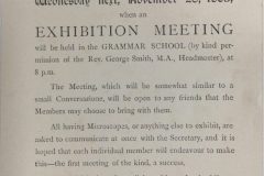 Exhibition Meeting November 28 1883