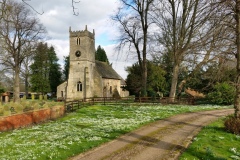 Snowdrops at Kirk Bramwith Church, 26 Feb 2021