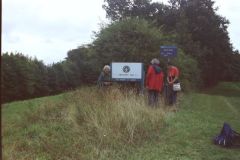 Torne Wood, Hirst Priory, Ealand. North Lincolnshire, with ??, Colin Howes, Elizabeth Farningham.